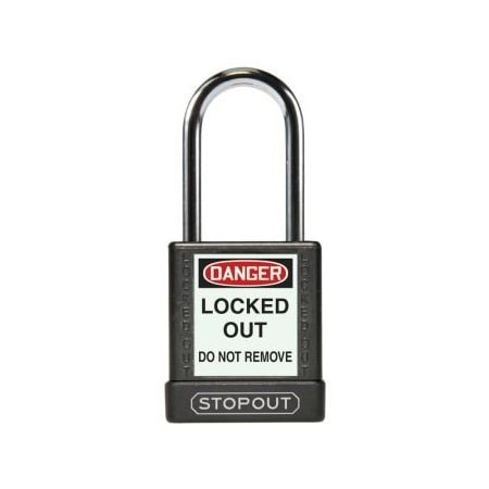 Accuform STOPOUT PLASTIC BODY ALUMINUM KDL816BK KDL816BK